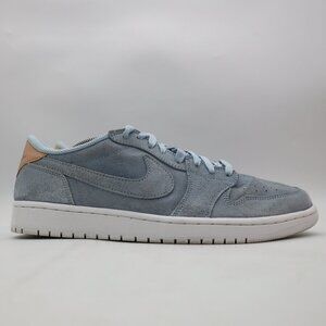 Nike Air Jordan 1 Retro OG Men's 12 Premium Low Top Blue Sneakers 905136-402